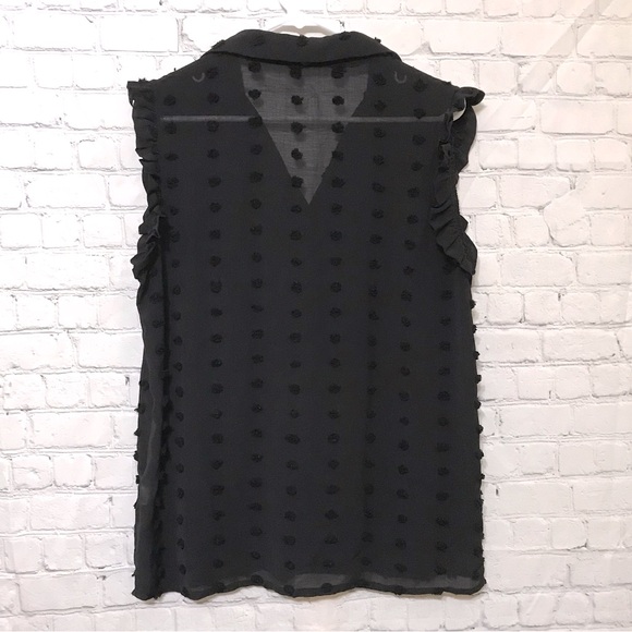 Black Polka Dot Blouse - Picture 8 of 9